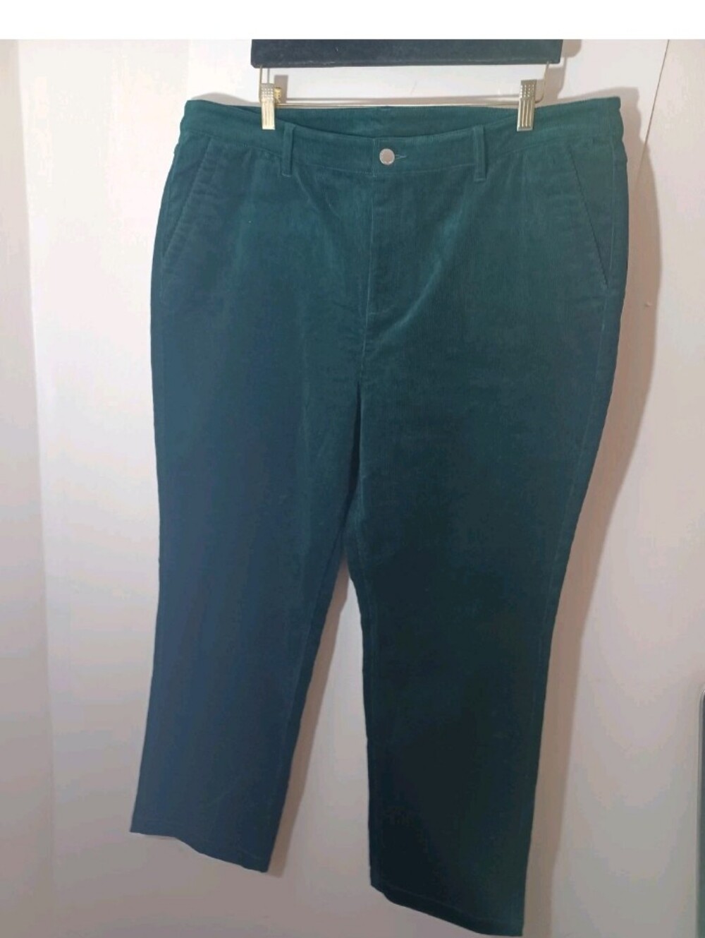 Joan Rivers Dark Green Corduroy Pants Size 20W